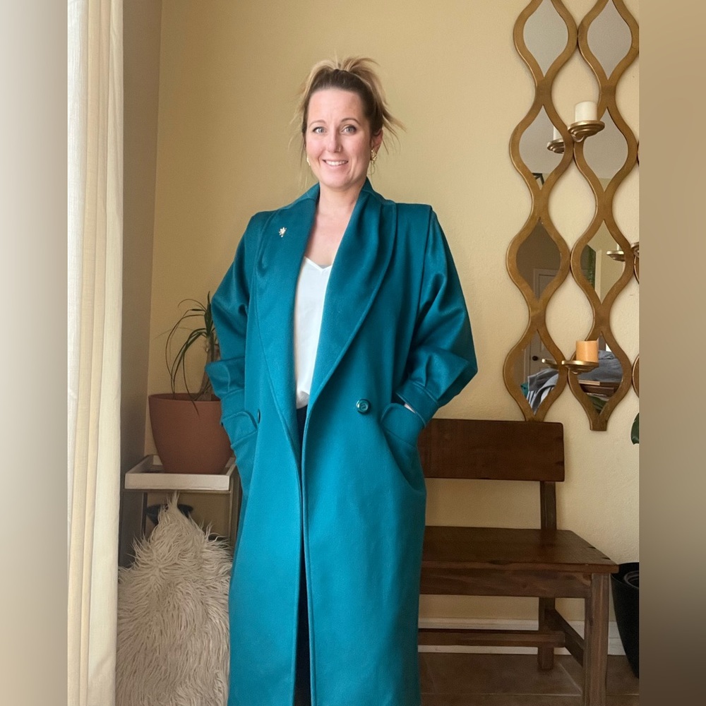 Teal | Adventures in Babysitting-ish Coat | A.S. II | 80% Wool